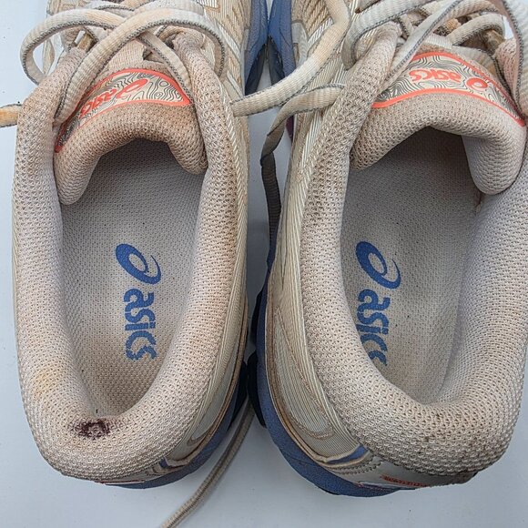 Asics Gel Quantum 360 7 Womens Size 8 White Blue Athletic Shoes Walking Outdoors - Picture 6 of 13